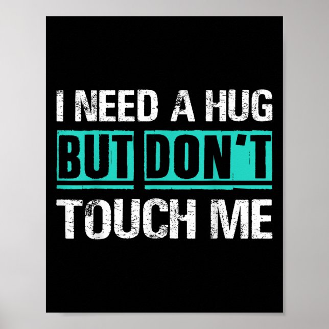 Póster Sarcastic Quotes And Introverts Men Women Tees. I  (Frente)