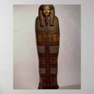 Póster Sarcófago de Nehemes Mentou, sacerdote de Amón, Eg