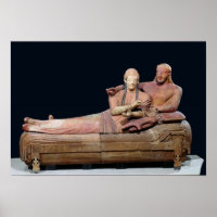 Sarcófago de una pareja casada, 525-500 a. C.