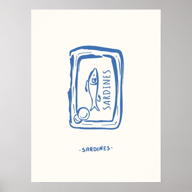 Póster Sardinas (Frente)
