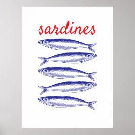 Póster Sardinas