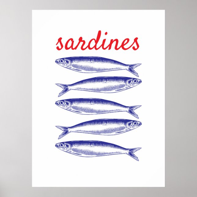 Póster Sardinas (Frente)