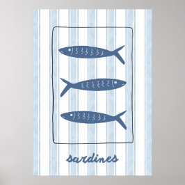 Póster Sardinas