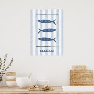Póster Sardinas
