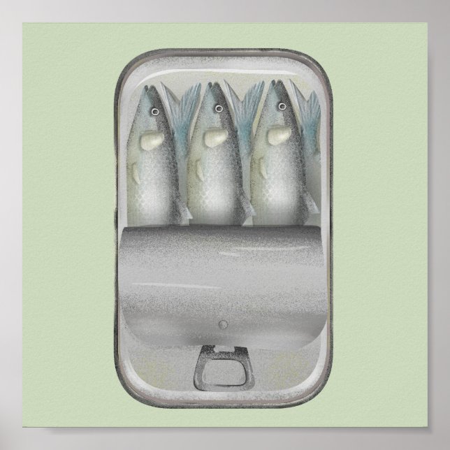 Póster Sardinas en lata (Frente)