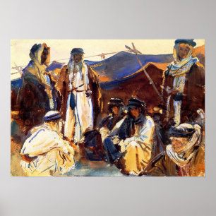 Póster Sargent - Campamento beduino 1906