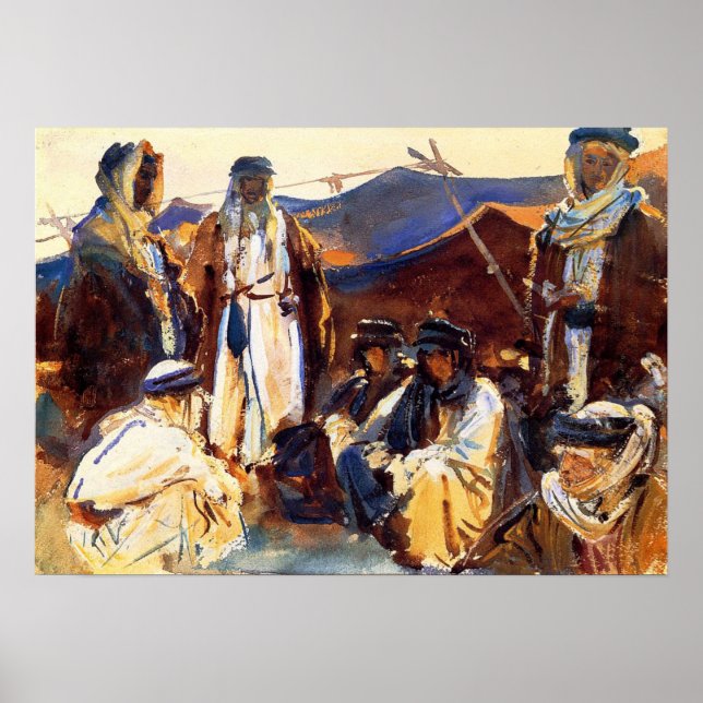 Póster Sargent - Campamento beduino 1906 (Frente)