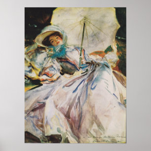 Póster Sargent - Dame Mit Sonnenschirm 1900