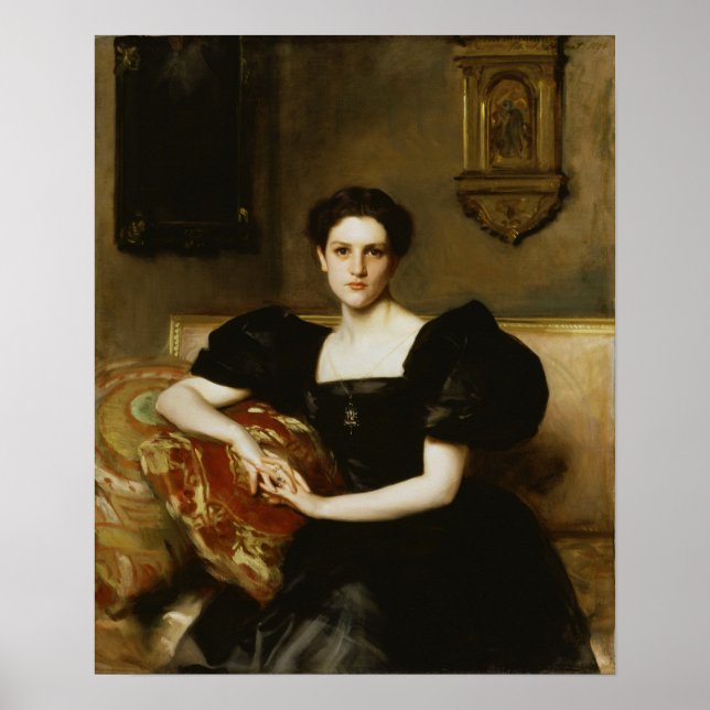 Póster Sargent - Elizabeth Winthrop Chanler, Mrs. Chapman (Frente)