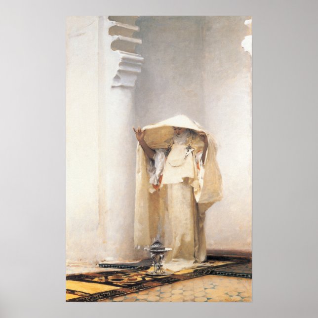 Póster Sargent - Fumee D'Ambre Gris 1880 (Frente)