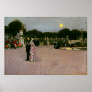 Póster Sargent - In The Luxembourg Gardens