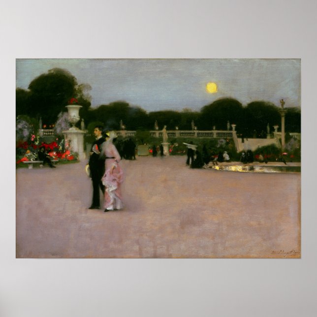 Póster Sargent - In The Luxembourg Gardens (Frente)
