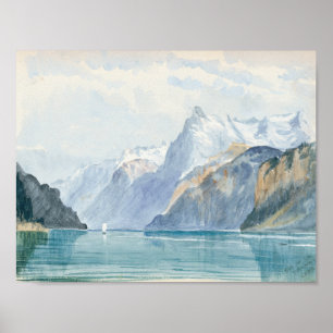 Póster Sargent John Singer - Bahía de Uri, Brunnen