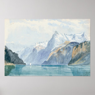Póster Sargent John Singer - Bahía de Uri, Brunnen