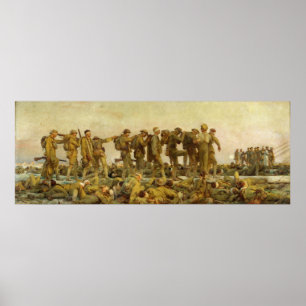 Póster Sargent John Singer - Gassed