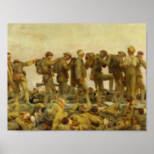Póster Sargent John Singer - Gassed