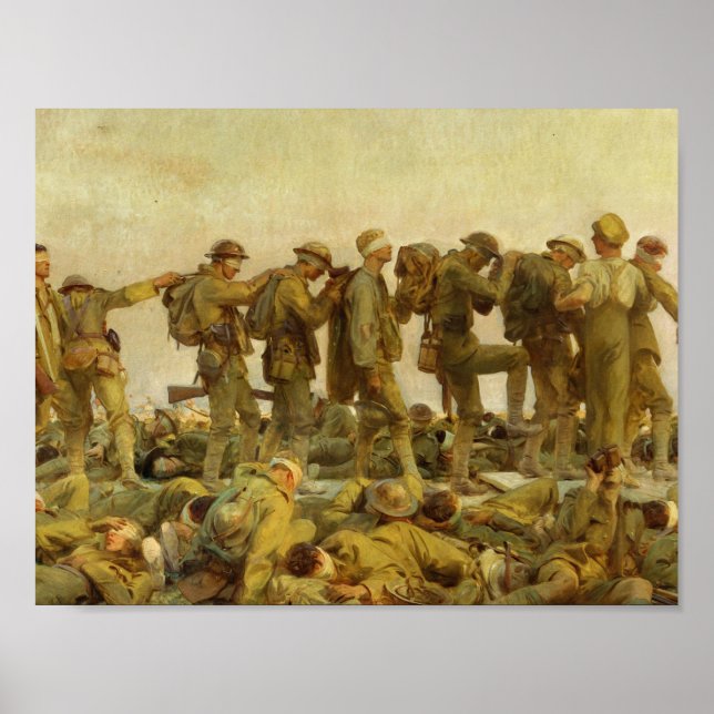Póster Sargent John Singer - Gassed (Frente)