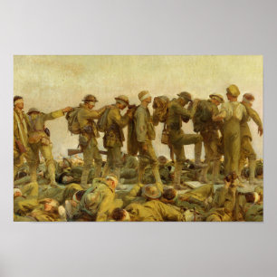 Póster Sargent John Singer - Gassed