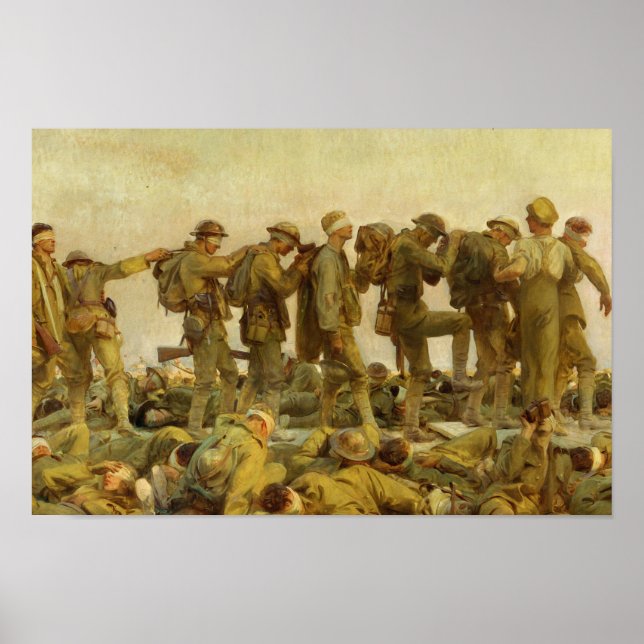 Póster Sargent John Singer - Gassed (Frente)
