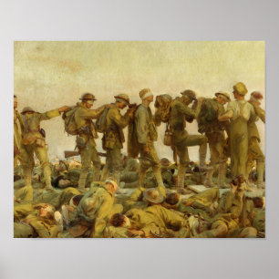 Póster Sargent John Singer - Gassed