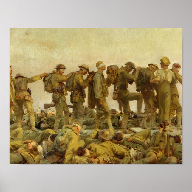 Póster Sargent John Singer - Gassed (Frente)