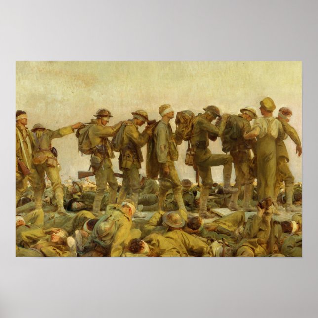 Póster Sargent John Singer - Gassed (Frente)