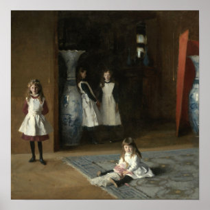 Póster Sargent - Las hijas de Edward Darley Boit 1882