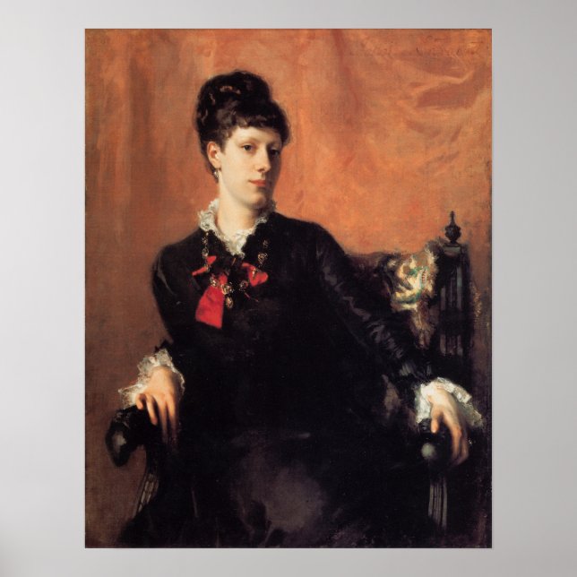 Póster Sargent - Miss Frances Sherborne Ridley Watts 1877 (Frente)