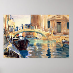 Póster Sargent - Ponte San Giuseppe Di Castello Venecia