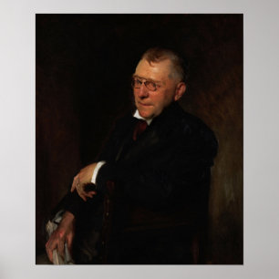 Póster Sargent - Portrait Of James Whitcomb Riley