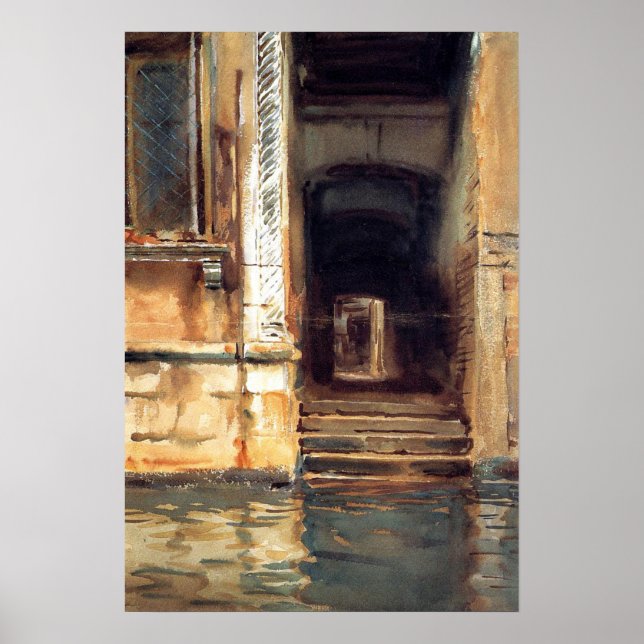 Póster Sargent - Puerta veneciana 1902 (Frente)