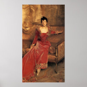 Póster Sargent - Sra. Hugh Hammersley 1893