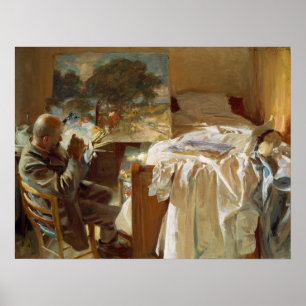 Póster Sargent - Un artista en su estudio