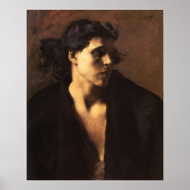 Póster Sargent - Una mujer española 1882 (Frente)
