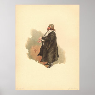 Póster Sargento Buzfuz por Kyd Dickens The Pickwick Paper
