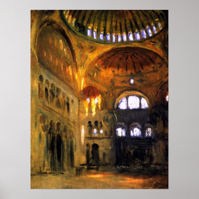 Póster Sargento - Interior De La Santa Sofía (Frente)