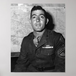 Póster Sargento John Basilone - Segunda Guerra Mundial - 