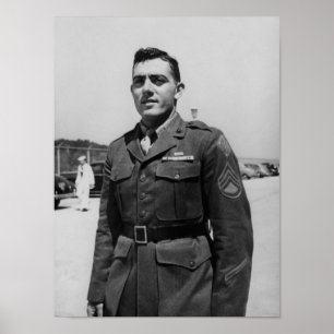Póster Sargento John Basilone Stateside - Segunda Guerra