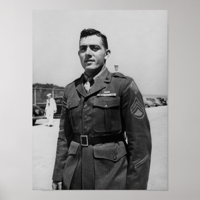 Póster Sargento John Basilone Stateside - Segunda Guerra  (Frente)