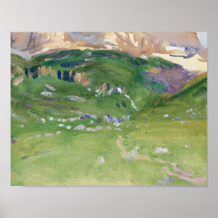 Póster Sargento John Singer - Alp Sellar, dolomitas