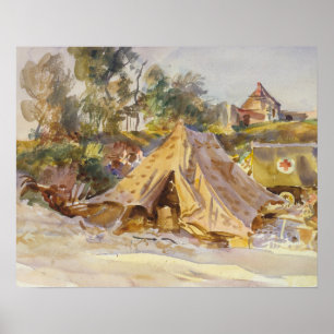 Póster Sargento John Singer - Campamento de Ambulancia