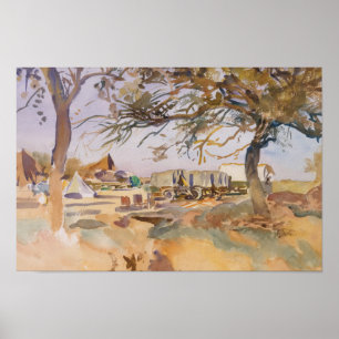 Póster Sargento John Singer - Campamento militar