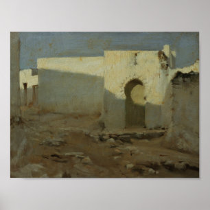 Póster Sargento John Singer - Edificios árabes en