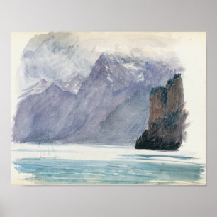 Póster Sargento John Singer - Lago de montaña