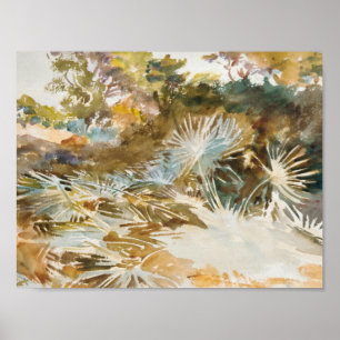 Póster Sargento John Singer - Paisaje con Palmettos