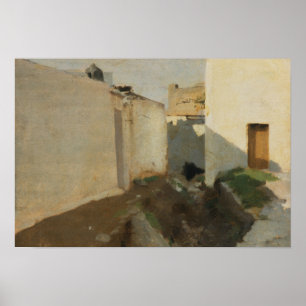 Póster Sargento John Singer - Paredes blancas bajo la luz