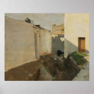 Póster Sargento John Singer - Paredes blancas bajo la luz
