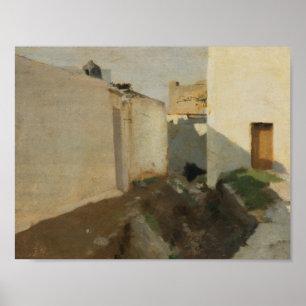 Póster Sargento John Singer - Paredes blancas bajo la luz