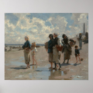 Póster Sargento John Singer - Pesca de ostras