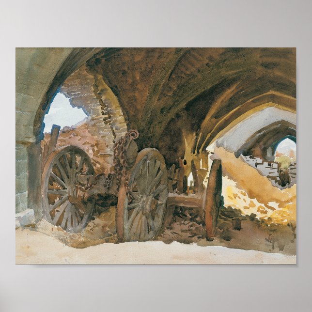 Póster Sargento John Singer - Ruedas en bóveda (Frente)